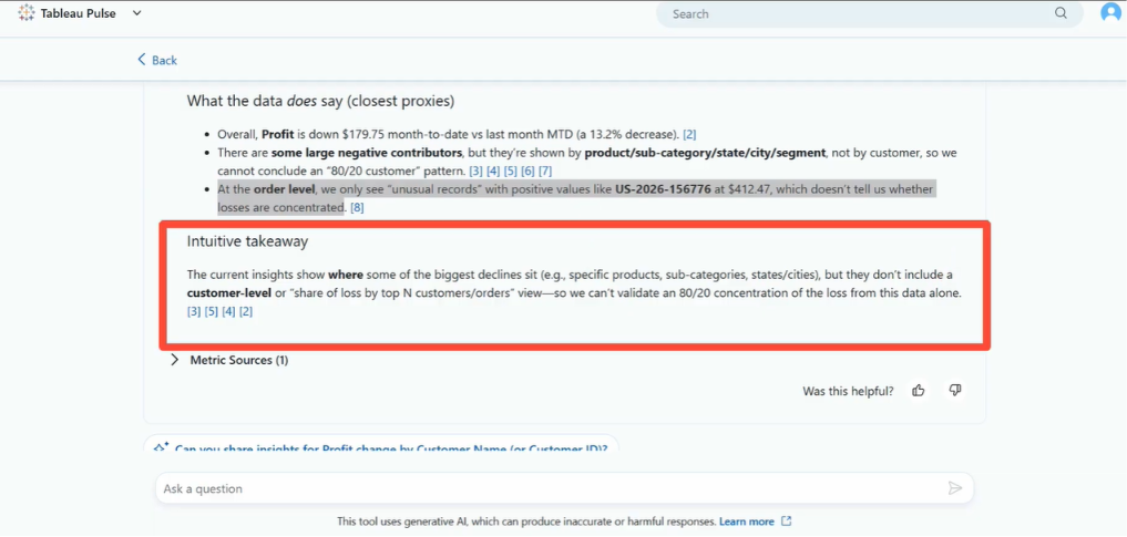 AI Diagnostic Output